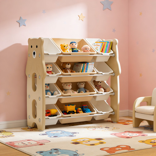 Kinderregal spielzeugregal - spielzeugregal, 12