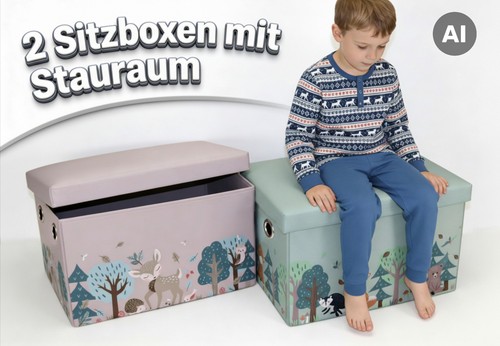 Kinder sitztruhe faltbar - 2,