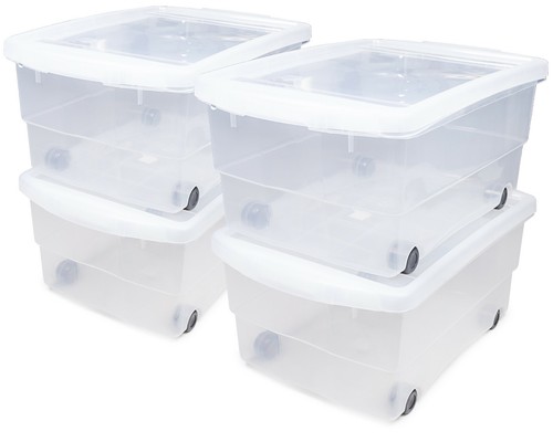 Rollbox mit deckel 80l - 4x,