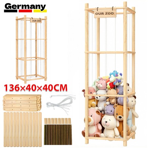 Plüschtier box aus holz - holz, zur